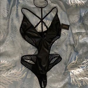 Fredericks of Hollywood black lingerie